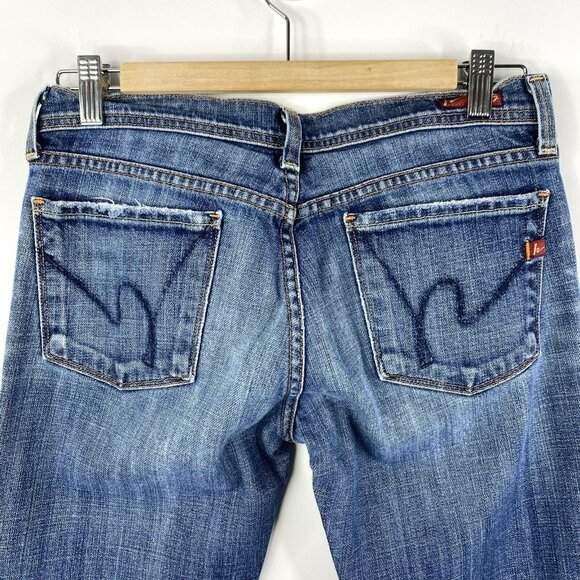 Citizens Of Humanity Jeans Womens Size 27 Ingrid Low Rise Waist Flare Denim Y2K - Picture 2 of 7